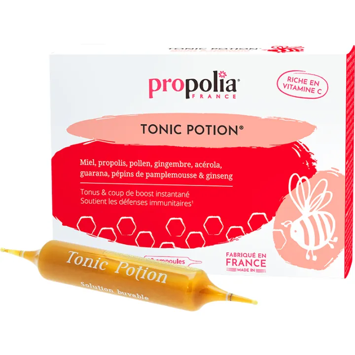 Propolia Tonic Potion Tonus et Coup de Boost Instantanée 10 ampollas