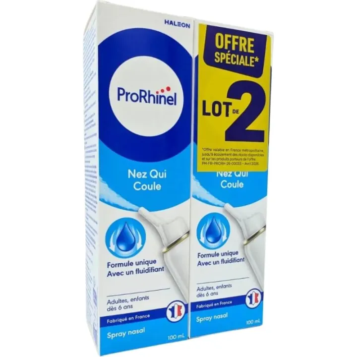 ProRhinel Nez qui Coule Spray Nasal Adultes et Enfants
