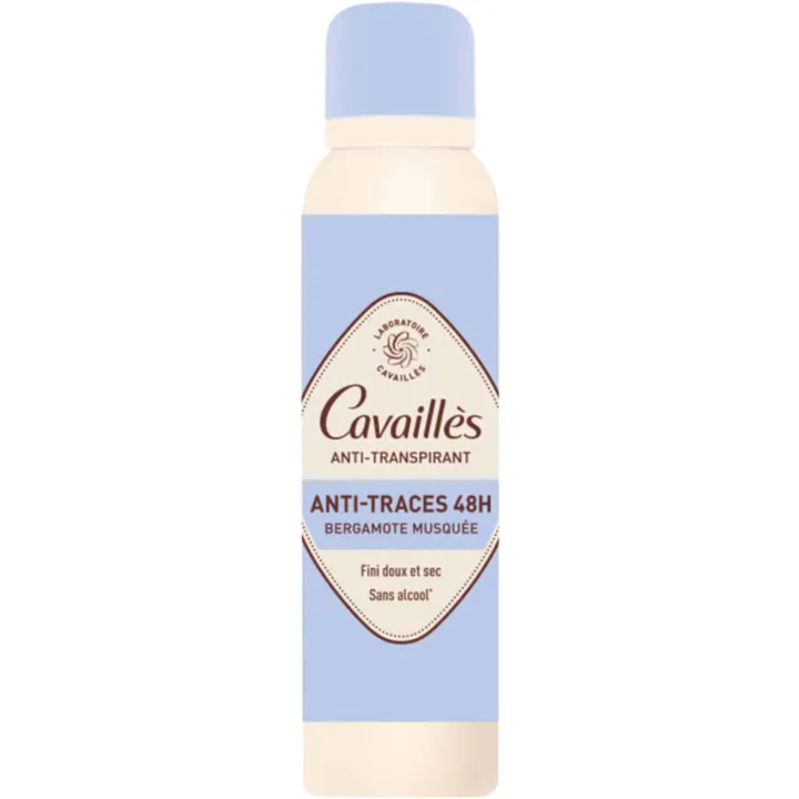 Deodorant Anti-Transpirant Anti-Traces 48h Cavaillès Spray 