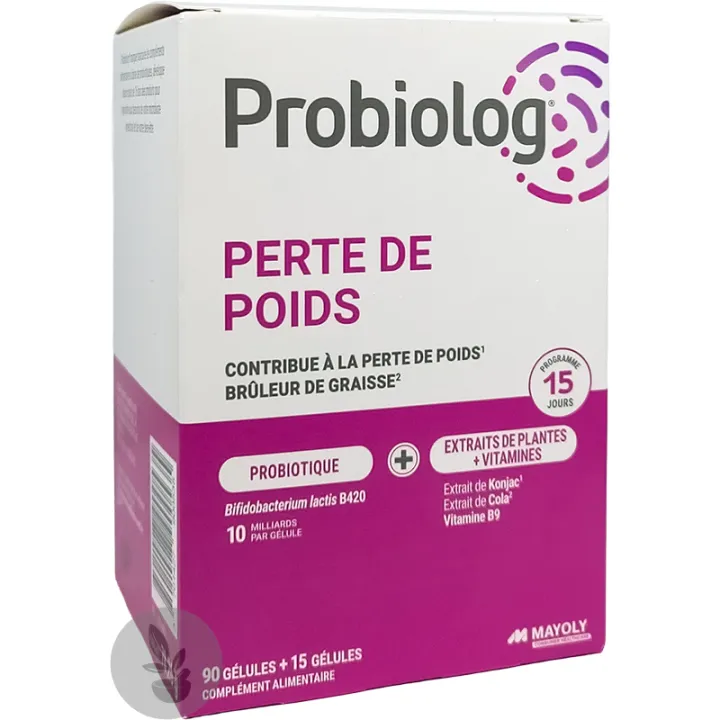 Probiolog Perte de Poids Mayoly 105 gélules 