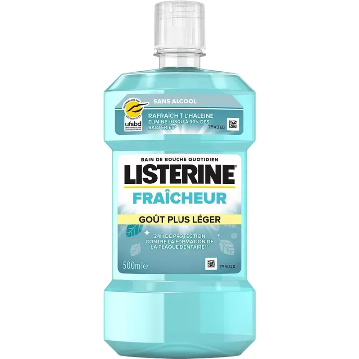 Listerine Frische Mundspülung Leichter Geschmack 500 ml