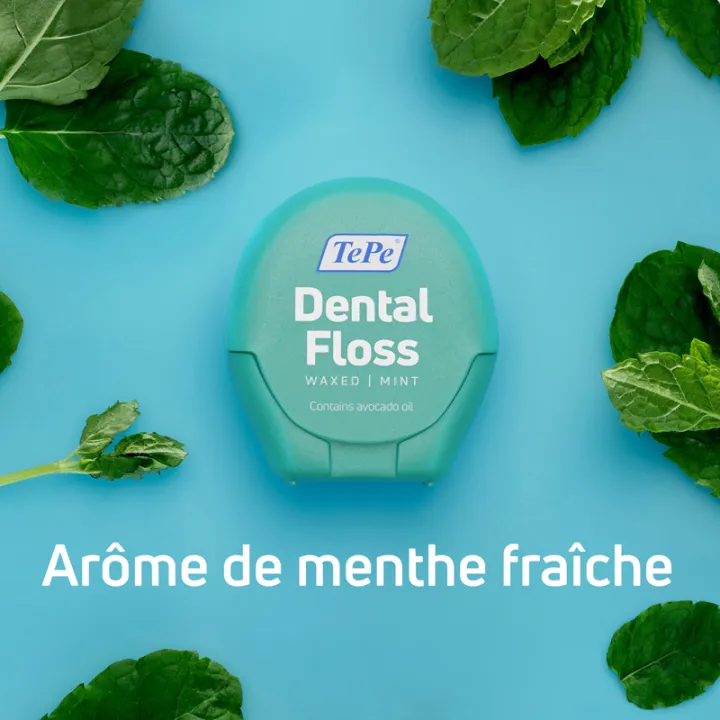TePe Dental Floss Waxed Mint 40 m