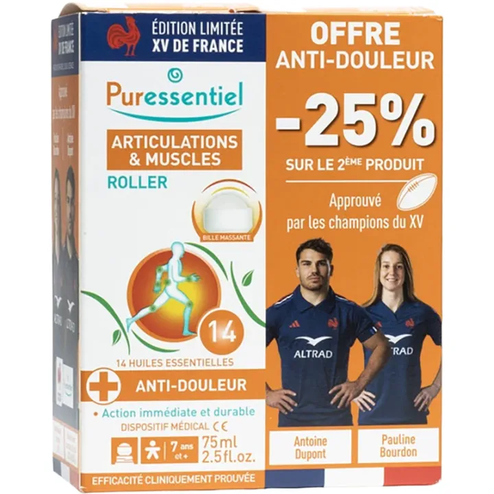 Puressentiel Articulations Muscles Roller 