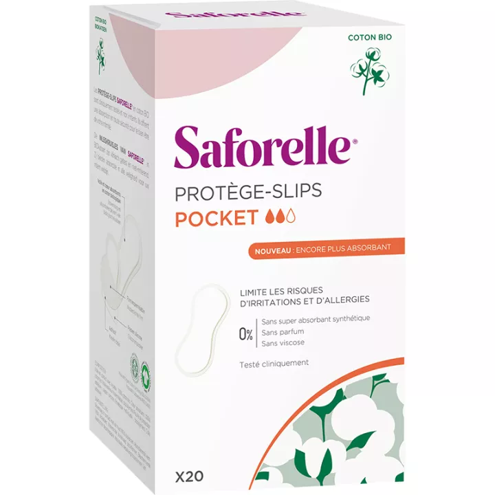 Saforelle Pocket Panty Liners x24