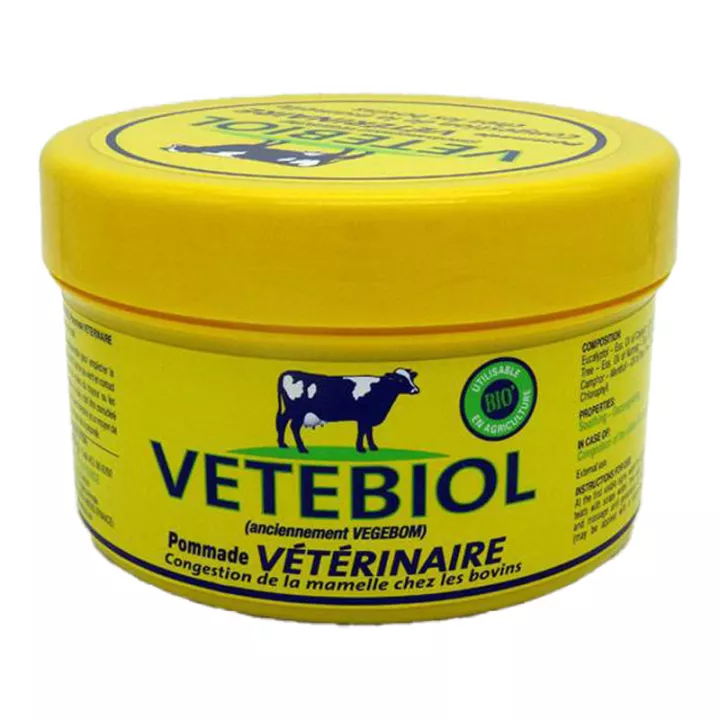 VETEBIOL Veterinary Ointment special pot bovine udder 400G