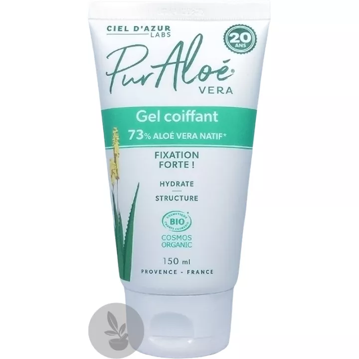 Puraloe Gel Coiffant Aloe Vera Bio 150 ml