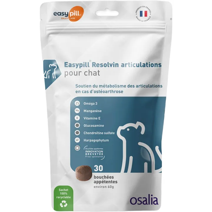 Easypill Katze Resolvin Gelenke 30 Pellets 60g