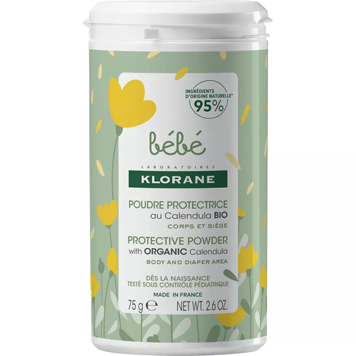 Klorane Bébé Poudre Protectrice au Calendula Bio