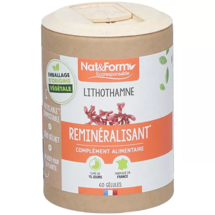 Nat & Form Lithothamne 60 Cápsulas Eco