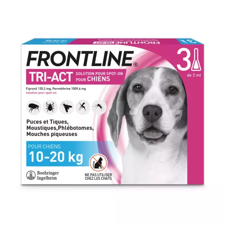 FRONTLINE TRI-M DOG ACT 10-20 kg de beste prijs
