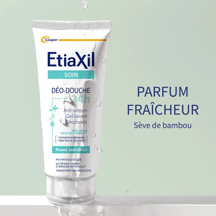 Etiaxil Desodorizante e Gel de Banho 24h para Peles Sensíveis 200 ml