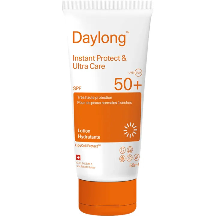 Daylong Instant Protect & Ultra Care Loção Hidratante SPF50+