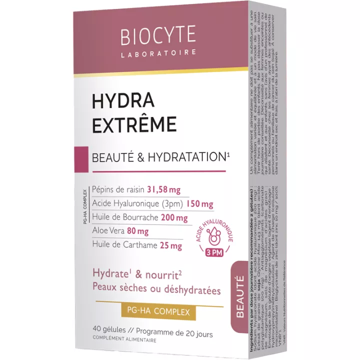 Biocyte Hydra Extreme Pelle secca e disidratata 40 capsule