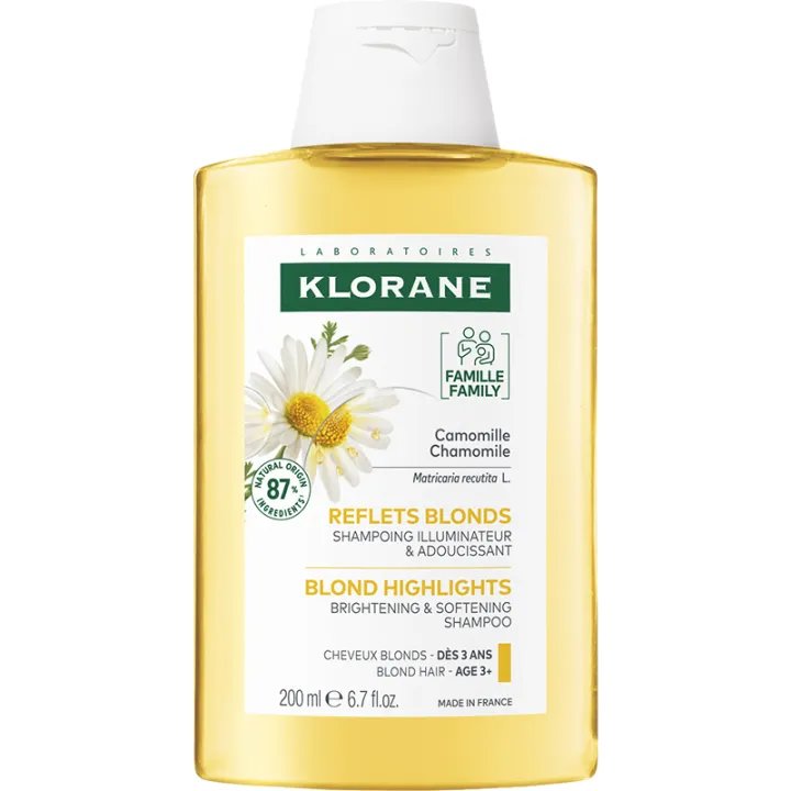 Klorane Reflets Blonds Softening Illuminating Shampoo 