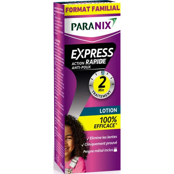 Paranix Express Azione Rapida Anti-Pidocchi 2 Minuti Lozione
