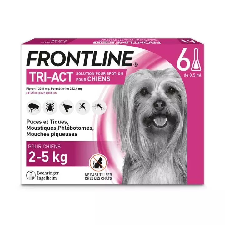 Frontline Tri-Act Hunde XS 2-5 kg