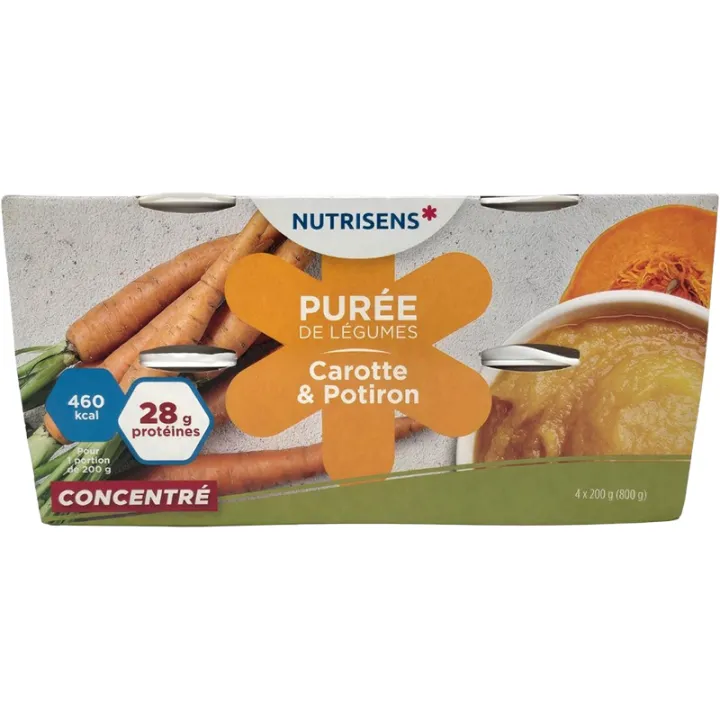 Purée de légumes HP/HC Nutrisens 4x200 g