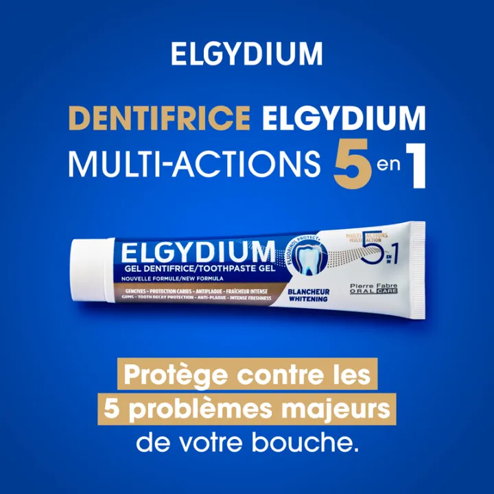 Elgydium Dentifrice Multiactions 5-en-1 75 ml