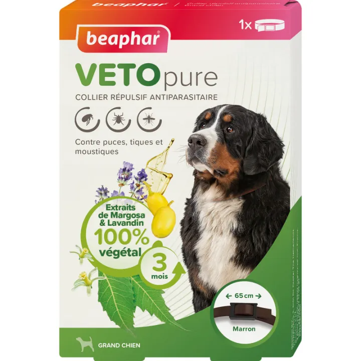 Beaphar Vetopure Pest-Repellent Collar for Dogs