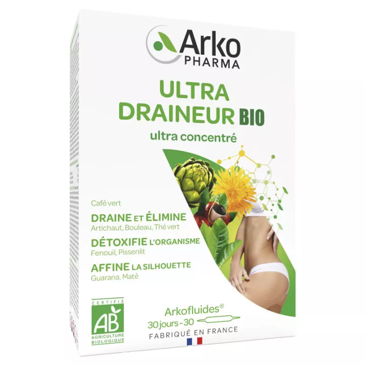 Arkofluide Ultra Draineur Bio 30 Injectieflacons