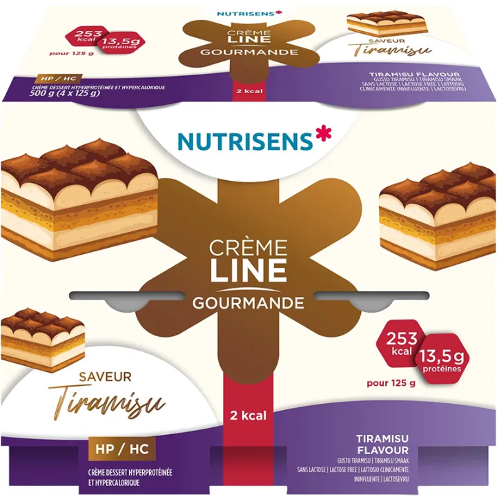 Crème Dessert Cremeline Gourmanque Nutrisens 4x200g
