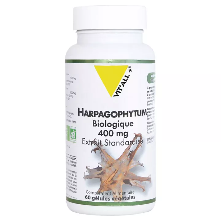 Vitall + Harpagophytum Bio 400 mg 60 gélules végétales