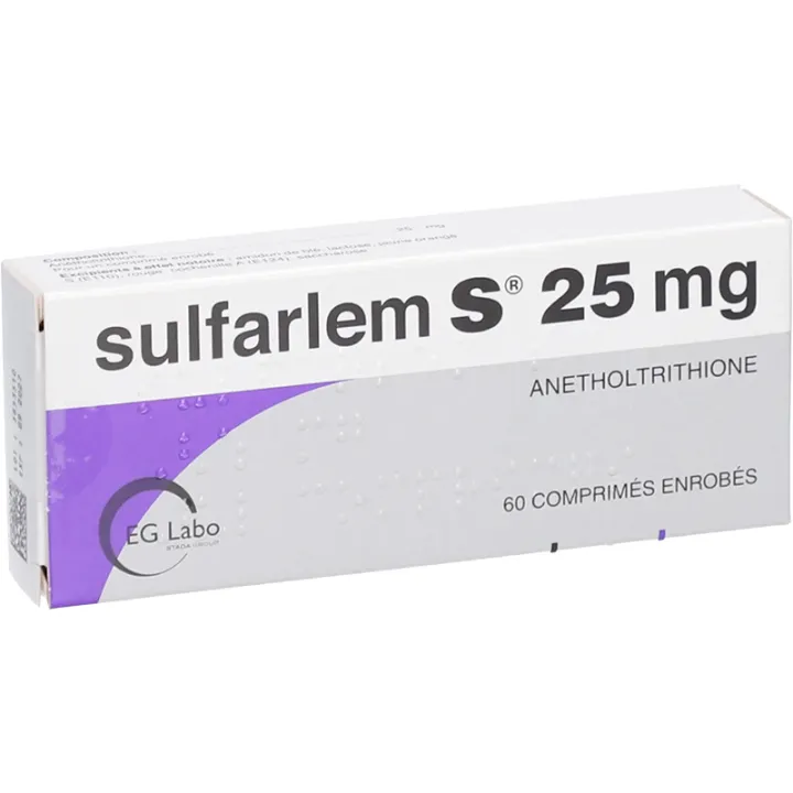 Sulfarlem S 25 mg 90 Comprimidos recubiertos