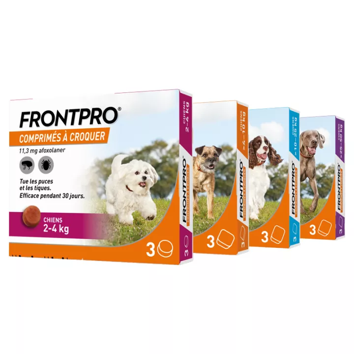 FRONTPRO Afoxolaner 28mg Hond 4-10kg