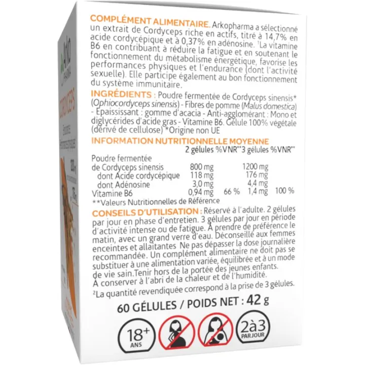 Arko Cordyceps Capsules, 60 Capsules