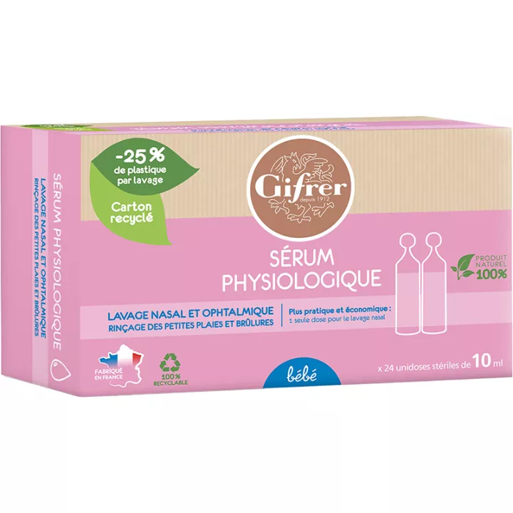 Serum Physiologique Gifrer Nasal- und Augenspülung 24x10 ml