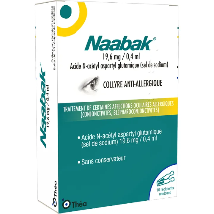 Naabak Alergia colirio 10 monodosis