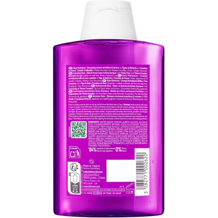 Klorane Gloss Hidratante: champú para cabello castaño