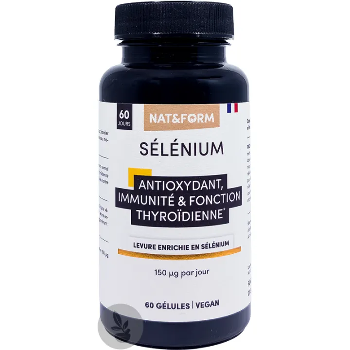 Nat & Form Nutraceutical Selenium 60 capsules