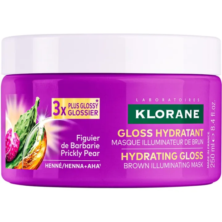 Klorane Gloss Hydratant Masque Illuminateur de Brun 250 ml
