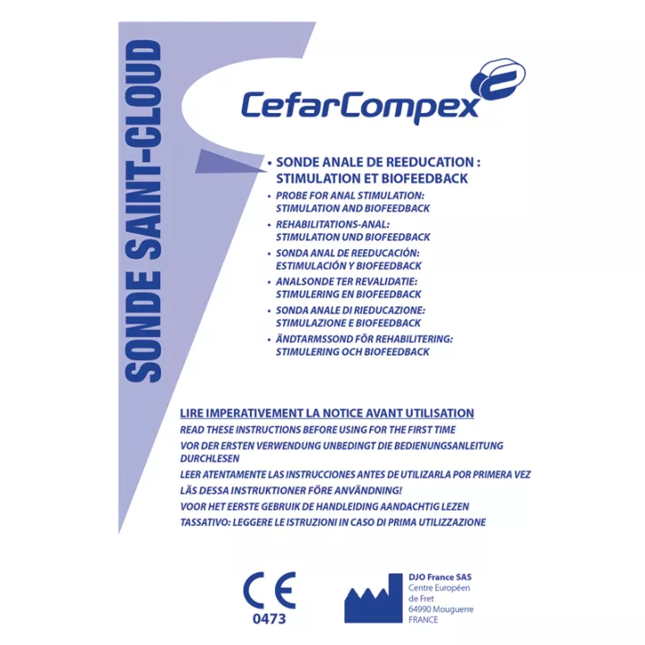 Saint-Cloud anal electro-stimulation probe