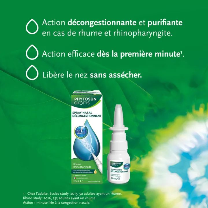 Phytosun Aroms Spray Nasal Décongestionnant 20 ml