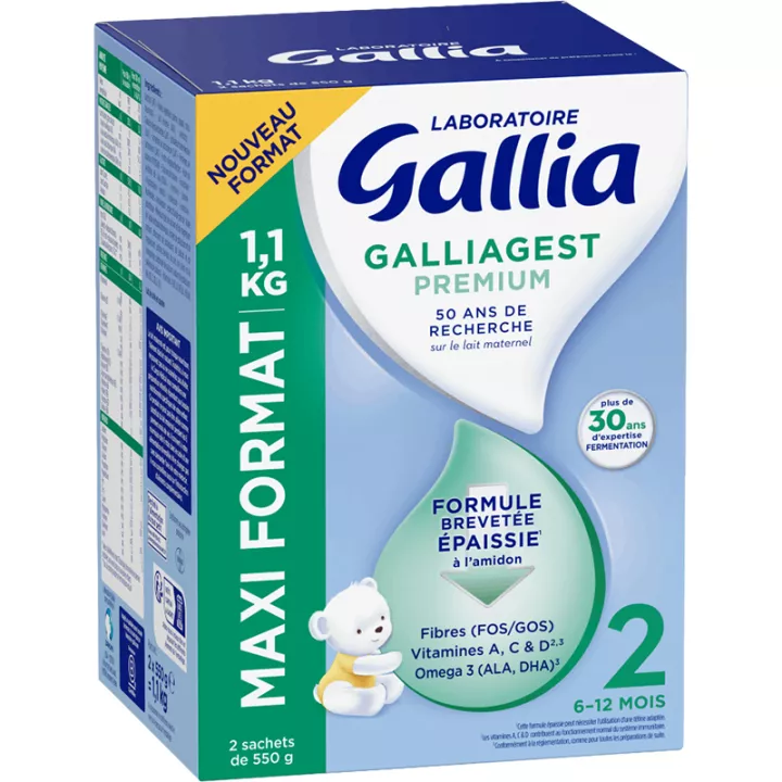 Gallia Galliagest Premium 2 Formule Épaissie 6-12 Mois
