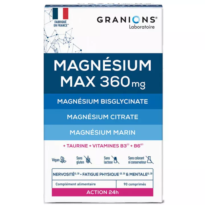 Granions Magnésium Max 360mg 90 comprimés