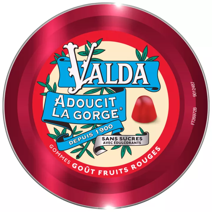 Valda Red Fruits Sugar Free 140g