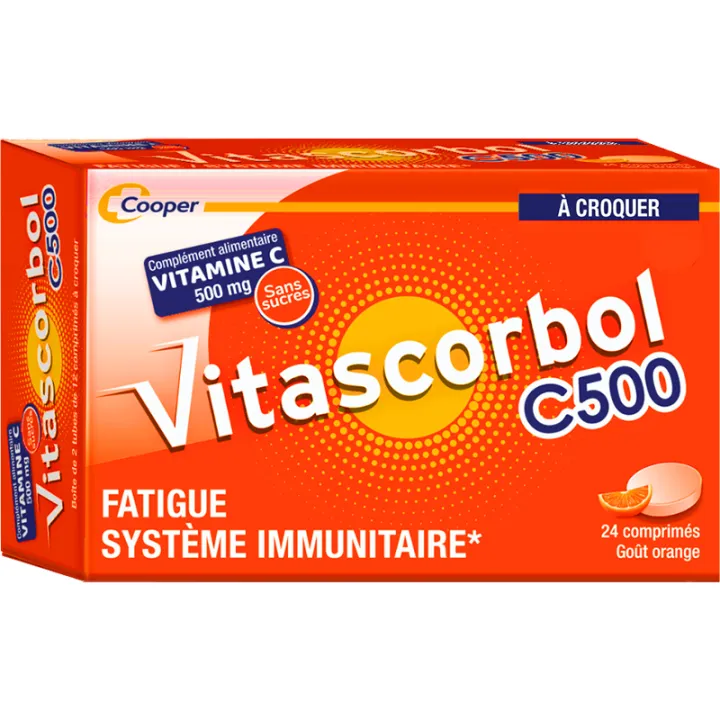 Vitascorbol C500 Vitamin C 500 mg 24 Kautabletten