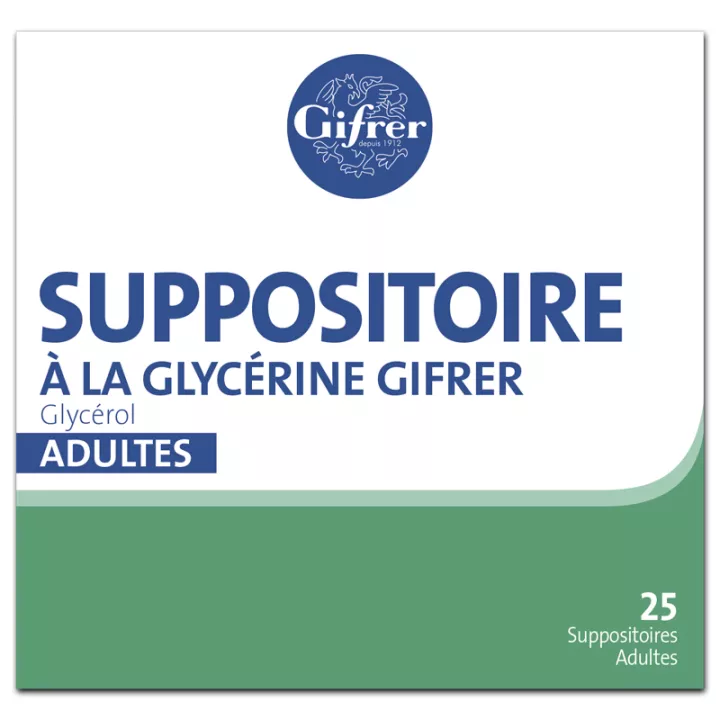 GLICERINA GIFRER 25 SUPPOSTE ADULTI