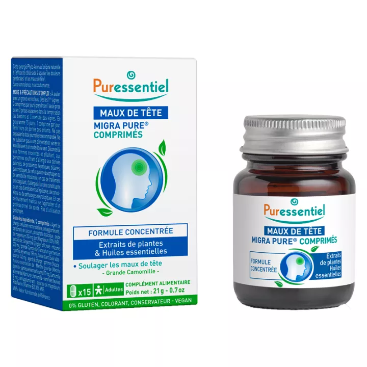 Puressentiel Migrapure 15 compresse