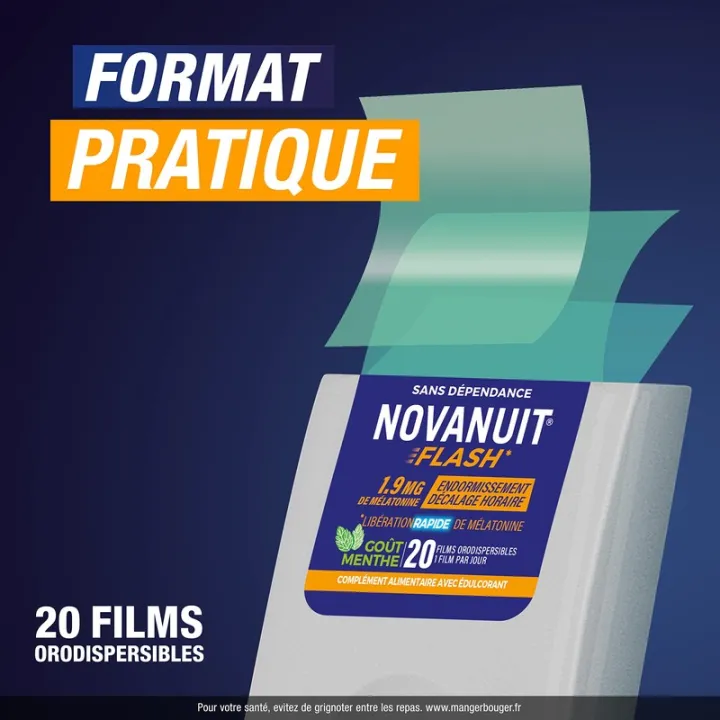 Novanuit Flash 1,9 мг, 20 таблеток для рассасывания во рту