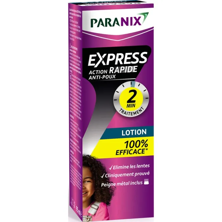 Paranix Express Azione Rapida Anti-Pidocchi 2 Minuti Lozione