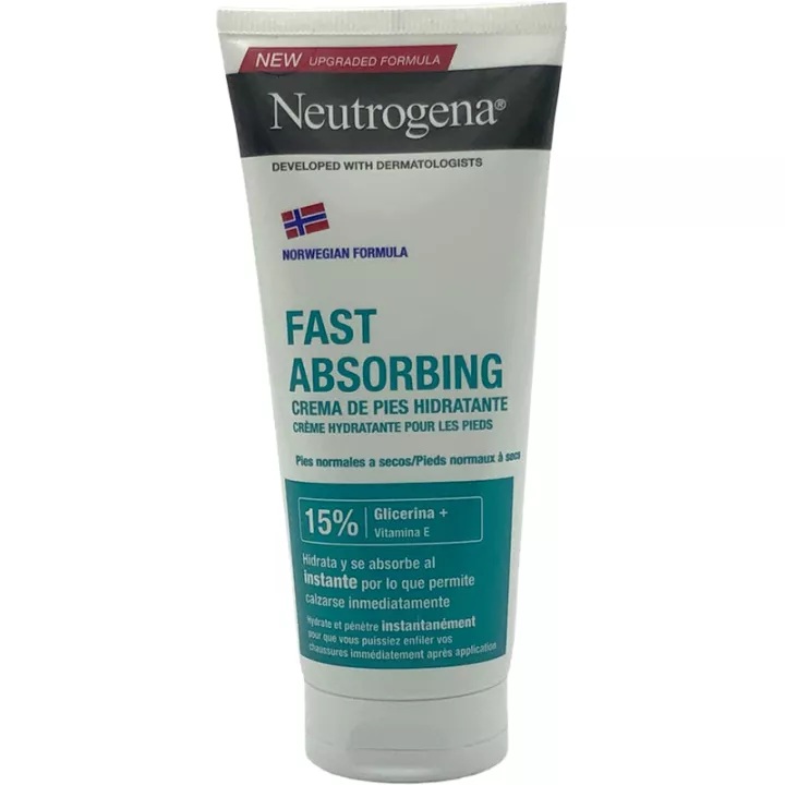 Быстро впитывающийся увлажняющий крем для ног Neutrogena