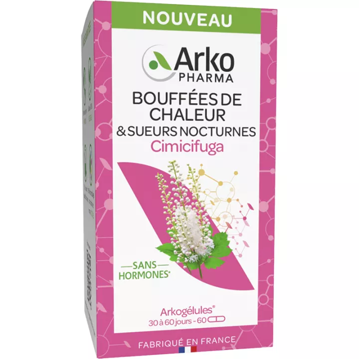Arkogélules Cimicifuga Menopausia 60 cápsulas