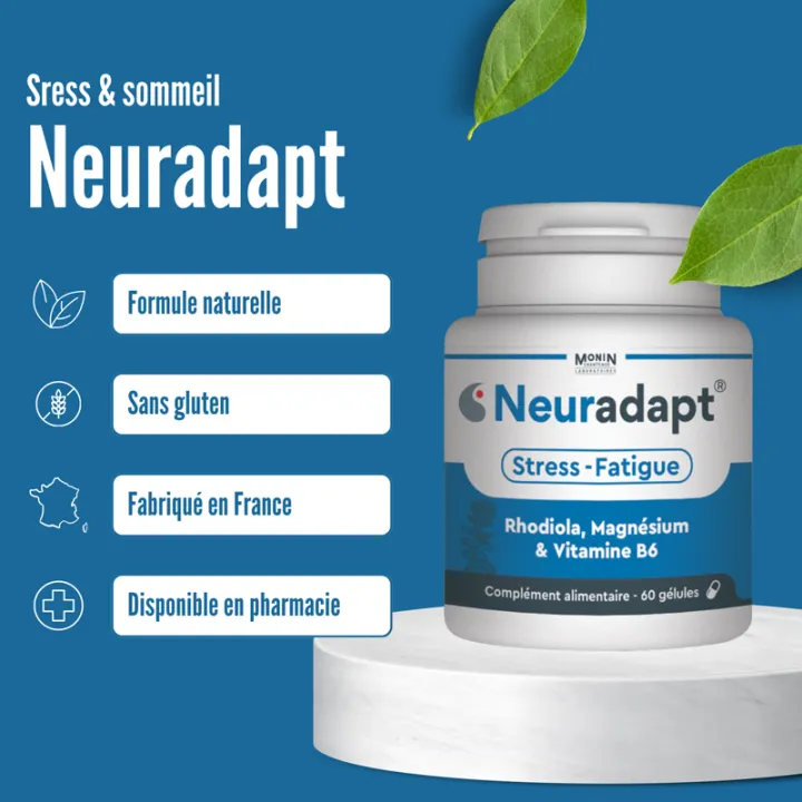 Monin Neuradapt Estrés Fatiga 60 cápsulas
