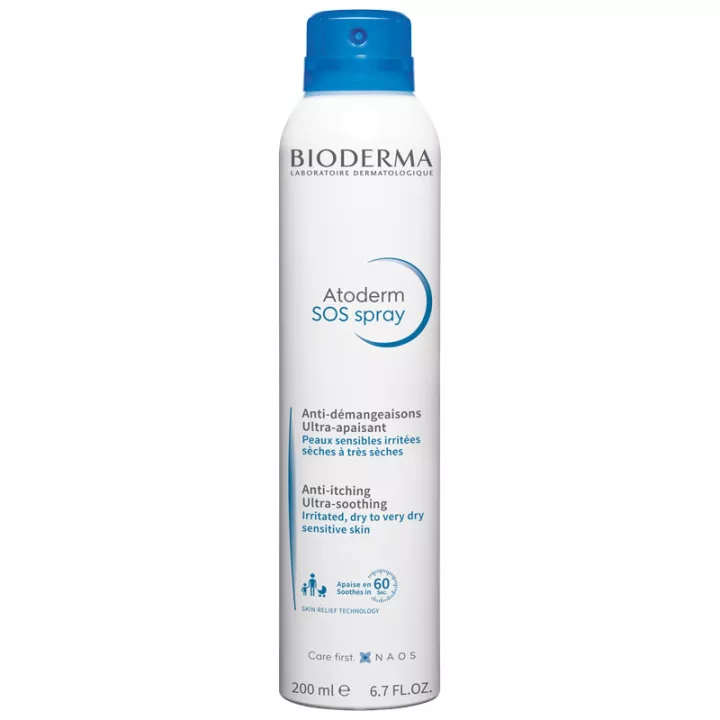 Atoderm SOS Ultra Calmante Spray 200ml Bioderma