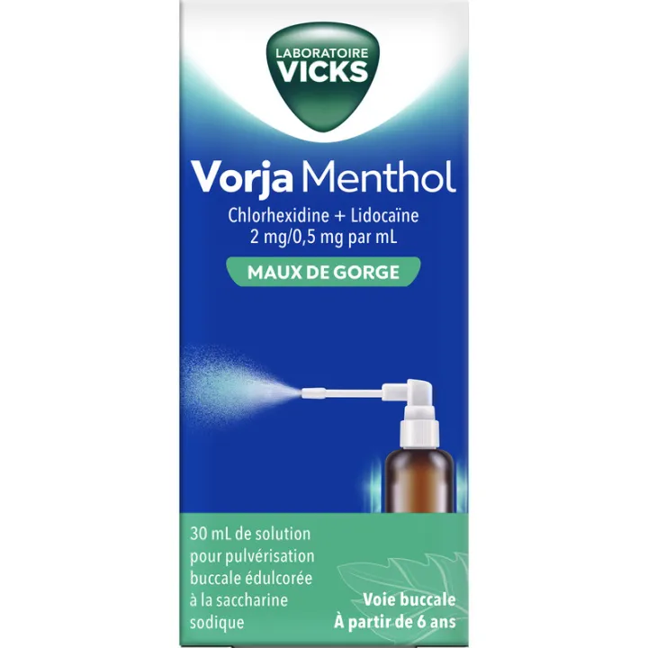 Vorja 2 mg/0,5 mg por ml, spray bucal, 30 ml, Vicks