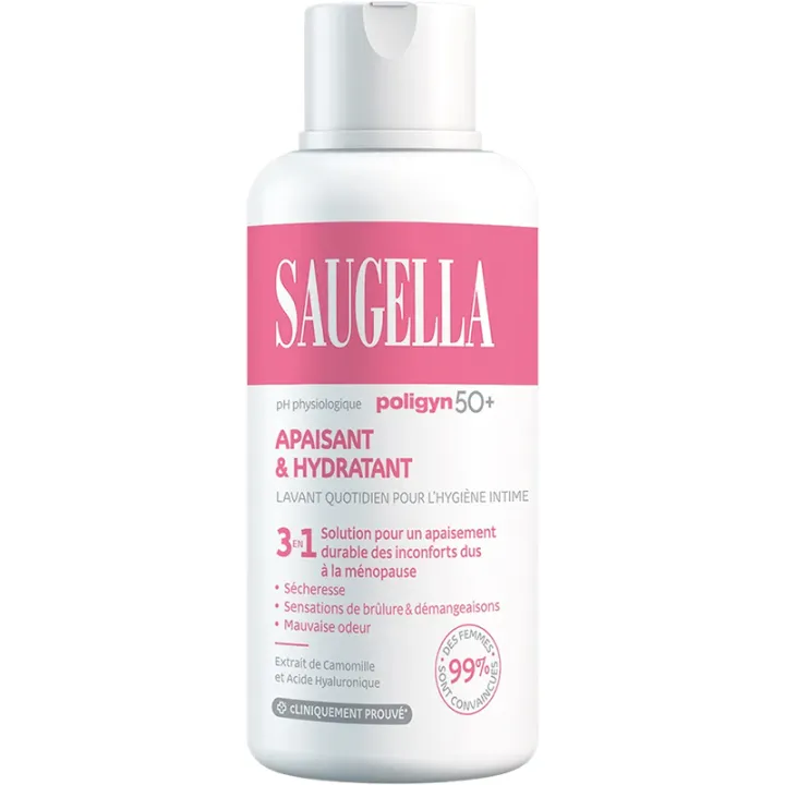 Saugella Poligyn 50+ Soothing Moisturising Intimate Wash 500 мл